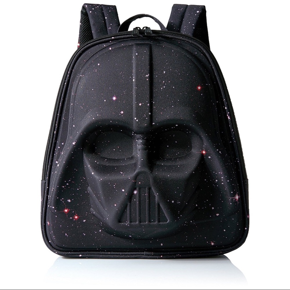 Star Wars Galaxy Print Darth Vader 3D Molded Backpack